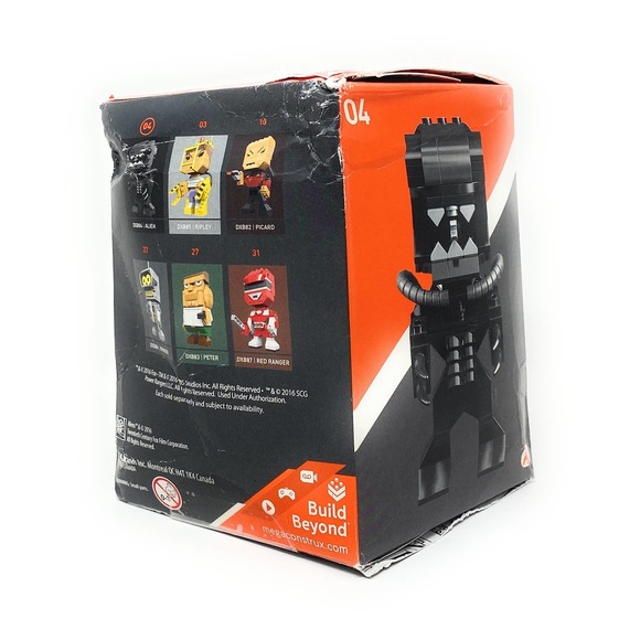 Mega Construx Kubros Aliens Alien Bent Outer Box pkg  Rare Discontinued - Picture 4 of 9